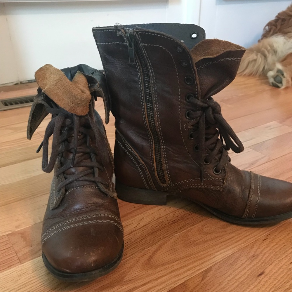 Steve Madden combat boots
